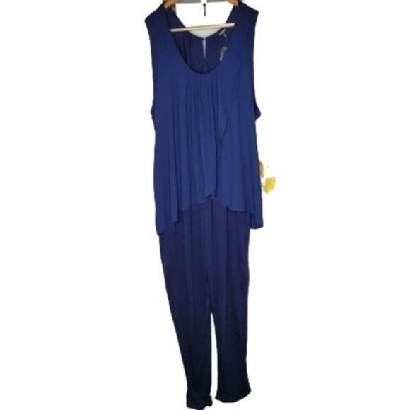 Chelsea Studio Cascade Jumpsuit Size 4X – Plus Size Elegant Jumpsuit - Picture 2 of 11